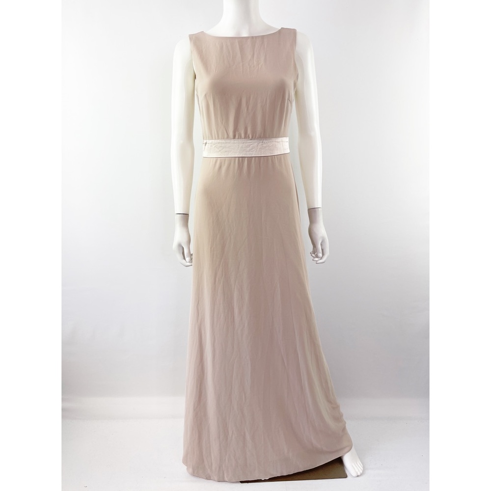Tfnc London Size UK 10 US M Sleeveless HALANNA Maxi Dress in Whisper Pink